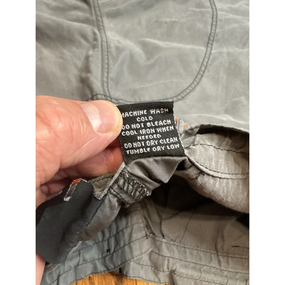 Vintage Trans Nine Raver Cargo Pants Baggy Techwear Y2K Size M Grey - Picture 13 of 13